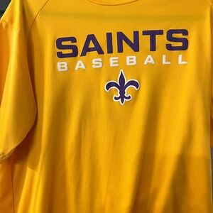 Yellow Saints Baseball Mens Sirt